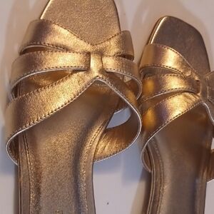 Elegant Gold Women's Sandals